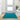 Deurmat Anders Cyaan en Zwart 120 x 250 cm Polyamide en PVC