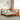 Bed met boekenkast zonder matras grenenhout wasbruin 140x200 cm