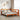 Bed met boekenkast zonder matras grenenhout wasbruin 140x190 cm