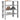 Schoenenrek 61x32x70 cm bewerkt hout grijs sonoma