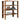 Schoenenrek 61x32x70 cm bewerkt hout oud houtkleurig