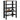 Schoenenrek 61x32x87,5 cm bewerkt hout zwart