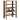 Schoenenrek 61x32x87,5 cm bewerkt hout oud houtkleurig