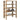 Schoenenrek 61x32x87,5 cm bewerkt hout artisanaal eikenkleur