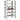 Schoenenrek 61x32x105 cm bewerkt hout betongrijs
