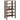 Schoenenrek 61x32x105 cm bewerkt hout bruin eikenkleur