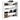 Schoenenrek 80x25x81 cm bewerkt hout wit