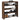 Schoenenrek 80x25x81 cm bewerkt hout bruin eikenkleur