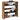 Schoenenrek 80x25x81 cm bewerkt hout oud houtkleurig