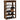 Schoenenrek 60x30x98 cm bewerkt hout gerookt eikenkleurig