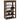 Schoenenrek 60x30x98 cm bewerkt hout bruin eikenkleur