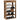 Schoenenrek 60x30x98 cm bewerkt hout oud houtkleurig