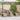 5-delige Tuinbankstel met kussens stapelbaar beige poly rattan