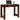 Bureau 100x45x75 cm bewerkt hout gerookt eikenkleurig