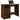 Bureau 102x50x75 cm bewerkt hout gerookt eikenkleurig