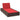 Ligbed met zwevend kussen poly rattan bruin