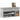 Schoenenbank 102x30,5x45 cm bewerkt hout betongrijs