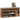 Schoenenbank 102x30,5x45 cm bewerkt hout oud houtkleurig