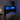 Hoofdbordkast met LED 100x17x102 cm zwart eikenkleurig