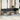 8-delige Loungeset met kussens poly rattan lichtgrijs