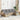 6-delige Loungeset met kussens poly rattan beige