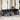 8-delige Loungeset met kussens poly rattan grijs