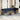 8-delige Loungeset met kussens poly rattan grijs