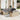 10-delige Loungeset met kussens poly rattan beige