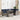 6-delige Loungeset met kussens poly rattan acacia grijs