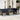 9-delige Loungeset met kussens poly rattan acacia grijs