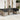 10-delige Loungeset met kussens poly rattan lichtgrijs