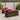 6-delige Loungeset met kussens poly rattan acacia bruin