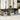 8-delige Loungeset met kussens poly rattan lichtgrijs