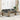 6-delige Loungeset met kussens poly rattan lichtgrijs
