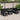 10-delige Loungeset met kussens poly rattan zwart
