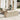 6-delige Loungeset met kussens poly rattan beige