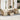 8-delige Loungeset met kussens poly rattan beige