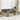 6-delige Loungeset met kussens poly rattan lichtgrijs