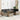 6-delige Loungeset met kussens poly rattan grijs