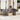 7-delige Loungeset met kussens poly rattan beige