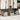 8-delige Loungeset met kussens poly rattan lichtgrijs