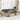 6-delige Loungeset met kussens poly rattan lichtgrijs