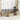 6-delige Loungeset met kussens poly rattan beige