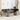 6-delige Loungeset met kussens poly rattan lichtgrijs