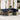 7-delige Loungeset met kussens poly rattan acacia grijs
