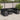 10-delige Loungeset met kussens poly rattan zwart