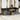 8-delige Loungeset met kussens poly rattan grijs