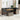 6-delige Loungeset met kussens poly rattan grijs