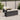 6-delige Loungeset met kussens poly rattan zwart