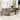 6-delige Loungeset met kussens poly rattan beige